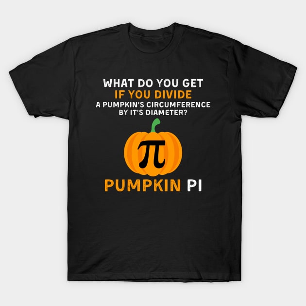 Funny Halloween Costume Math Teacher Pumpkin PI Men Adult T-Shirt by deafcrafts